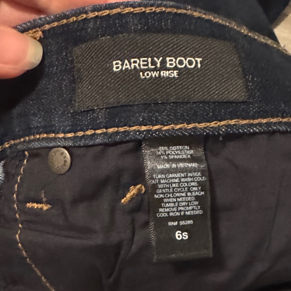 Express Dark Indigo Flare Jeans - Picture 2 of 3